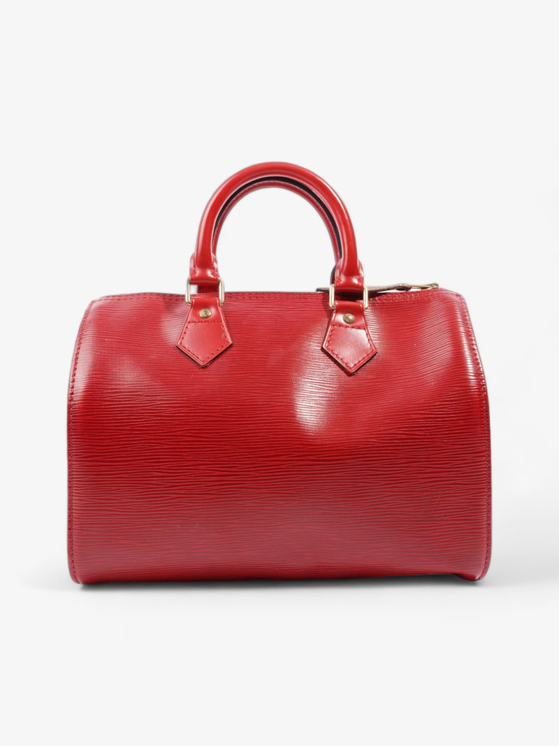  Louis Vuitton Speedy Red Epi Leather 25