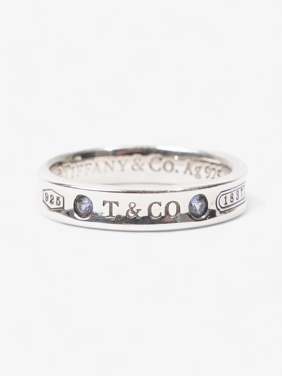 1837 Narrow Ring with Sapphires Silver Silver Sterling M (Circumference - 51.9mm) Image 1