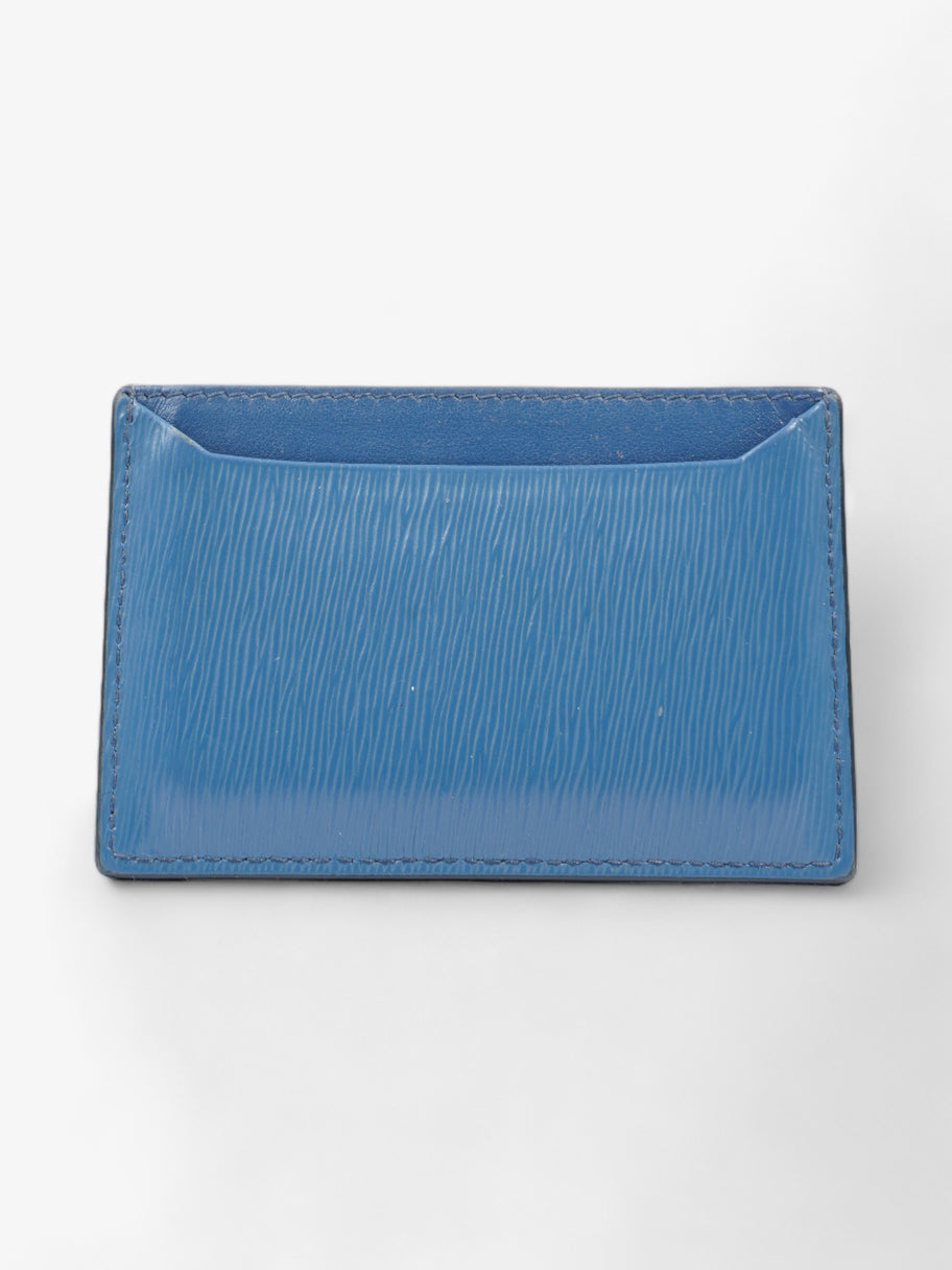 Prada Card Case Blue Epi Leather Image 2