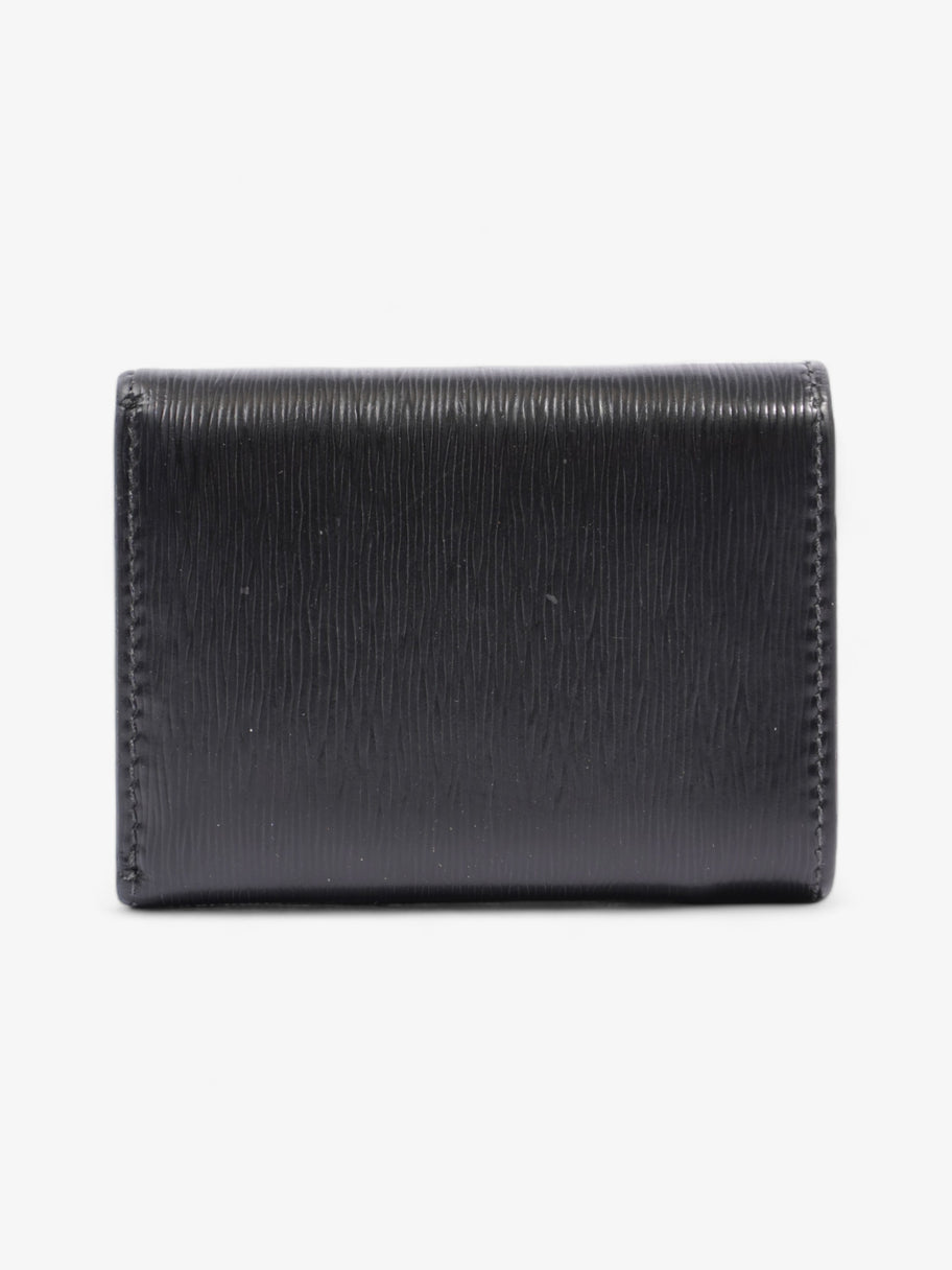 Prada Compact Wallet Black Epi Leather Image 2