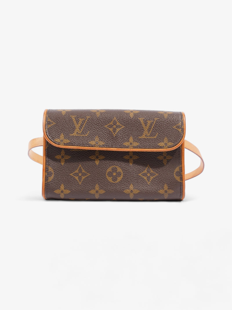  Louis Vuitton Pochette Florentine Monogram Coated Canvas XS