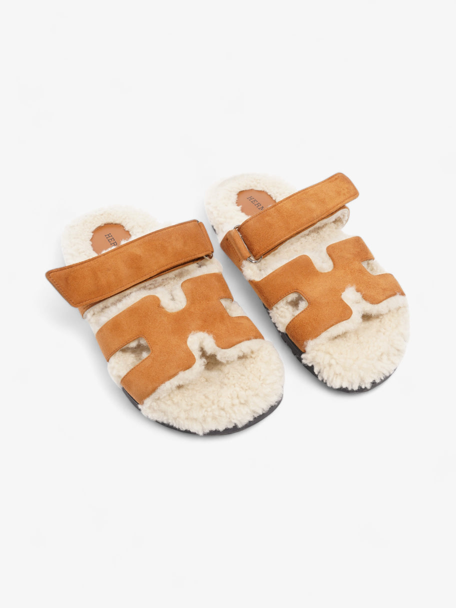 Chypre Sandals Brown Shearling EU 35 UK 2 Image 8