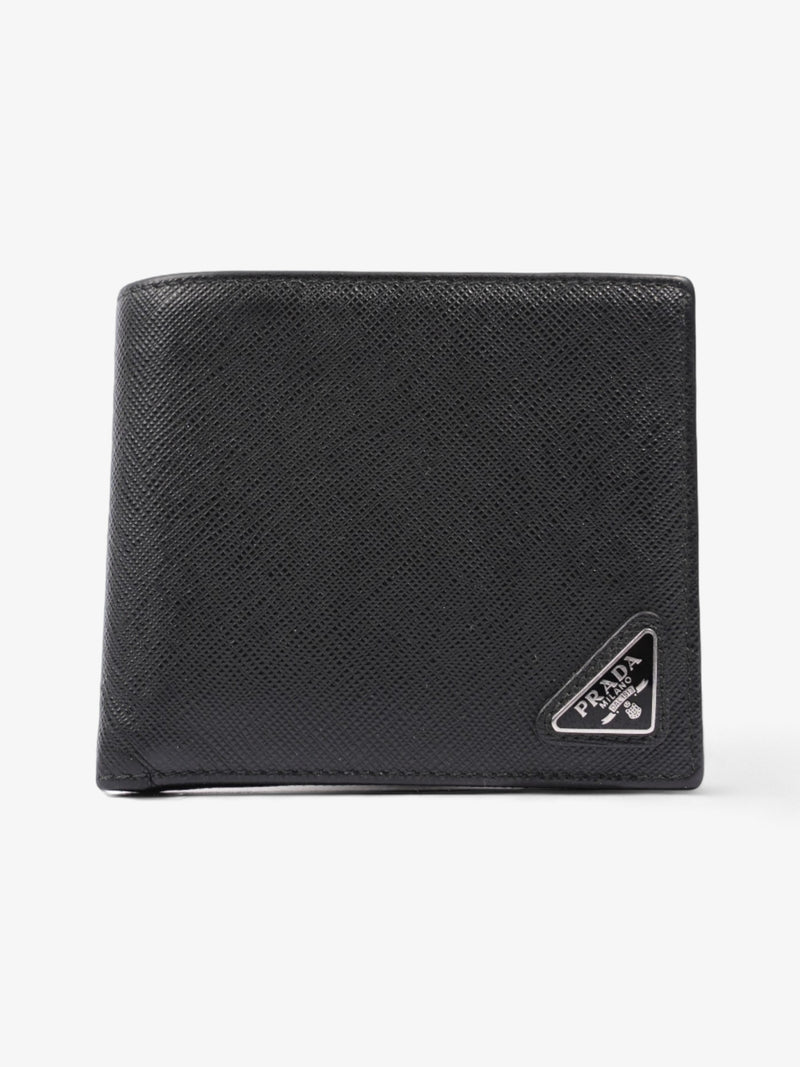  Prada Bi-Fold Wallet Black Saffiano Leather