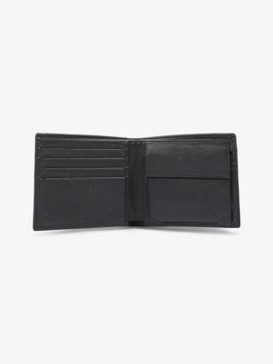 Prada Bi-Fold Wallet Black Saffiano Leather Image 5