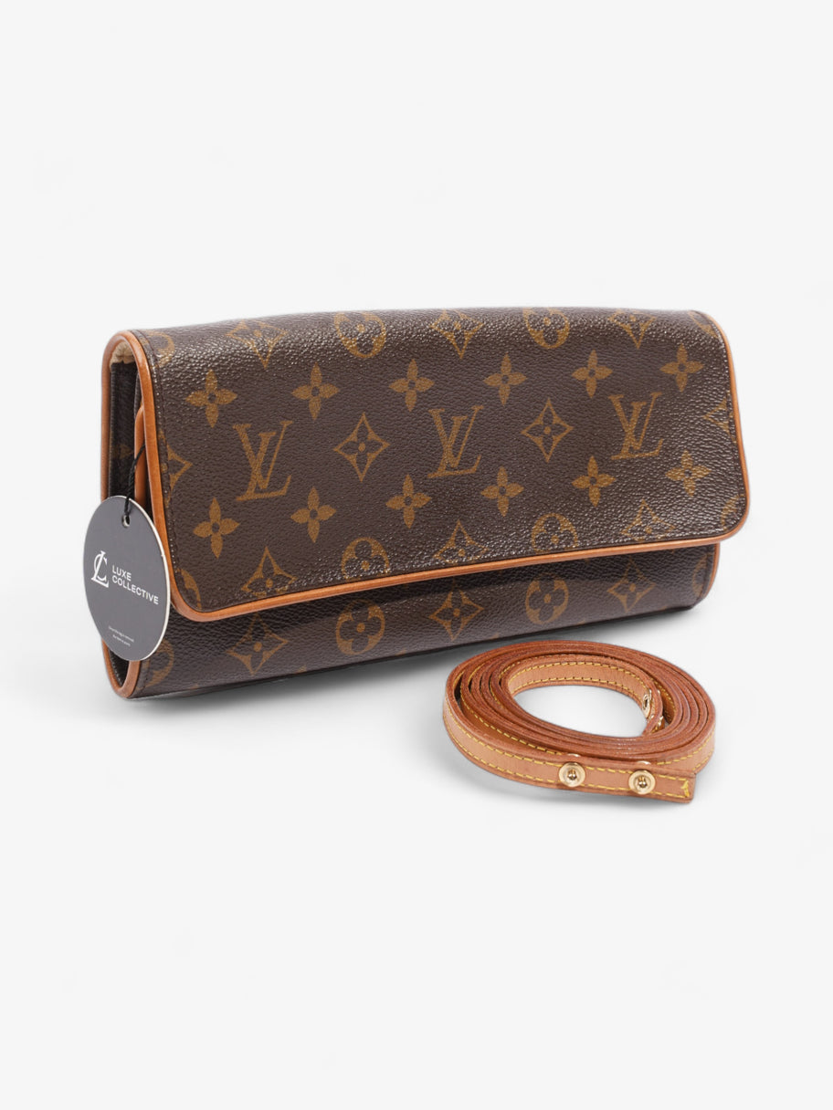 Twin Pochette Monogram Coated Canvas GM Image 9