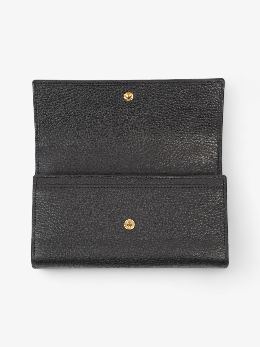 Gucci Marmont Long Wallet Black Leather Image 6