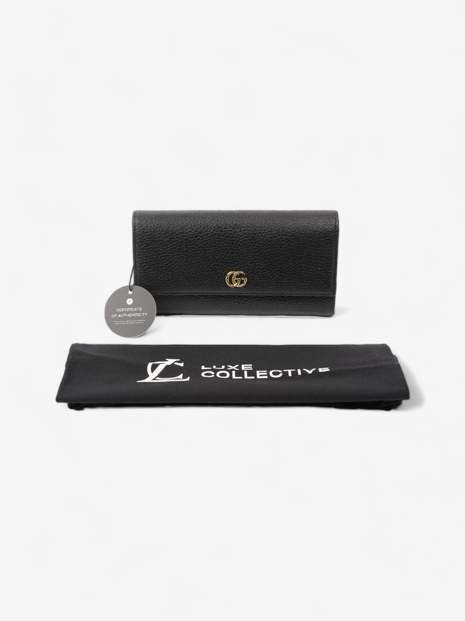 Gucci Marmont Long Wallet Black Leather Image 9