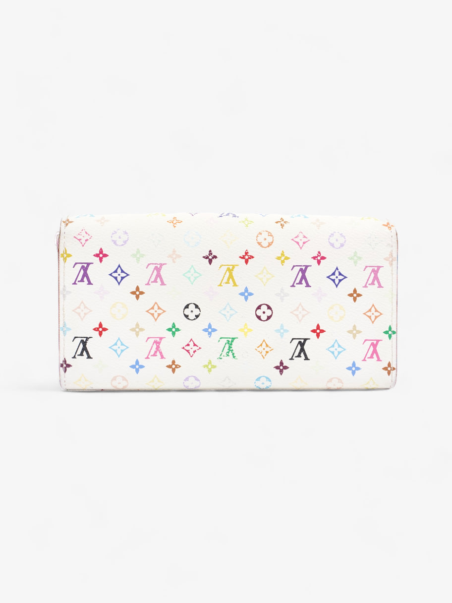 Louis Vuitton Sarah Wallet White / Multicolour Coated Canvas Image 2