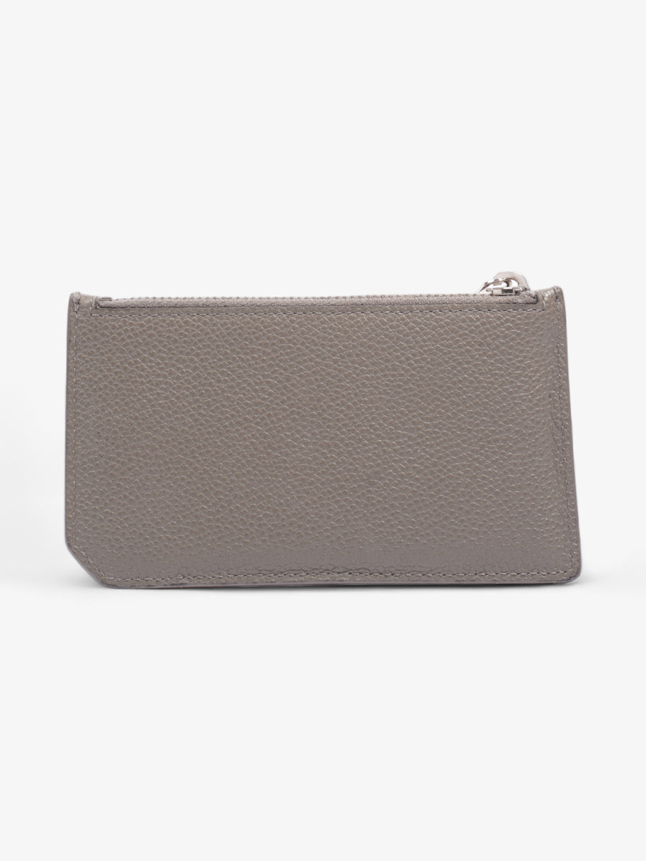 Saint Laurent Coin Purse Grey Leather Image 2