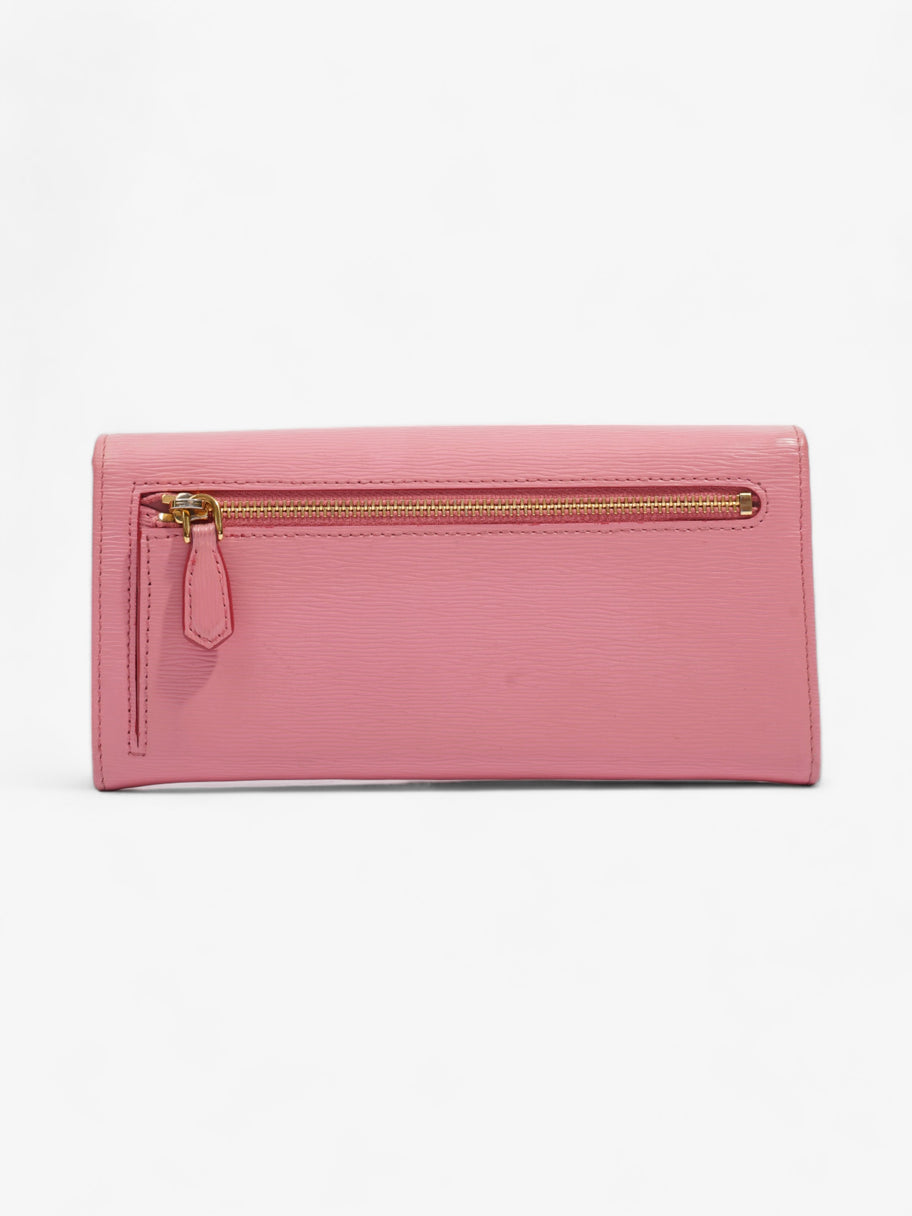 Long Wallet Pink Leather Image 2