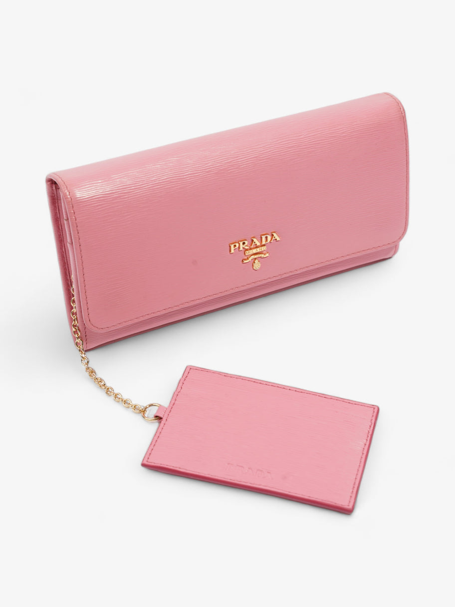 Long Wallet Pink Leather Image 7