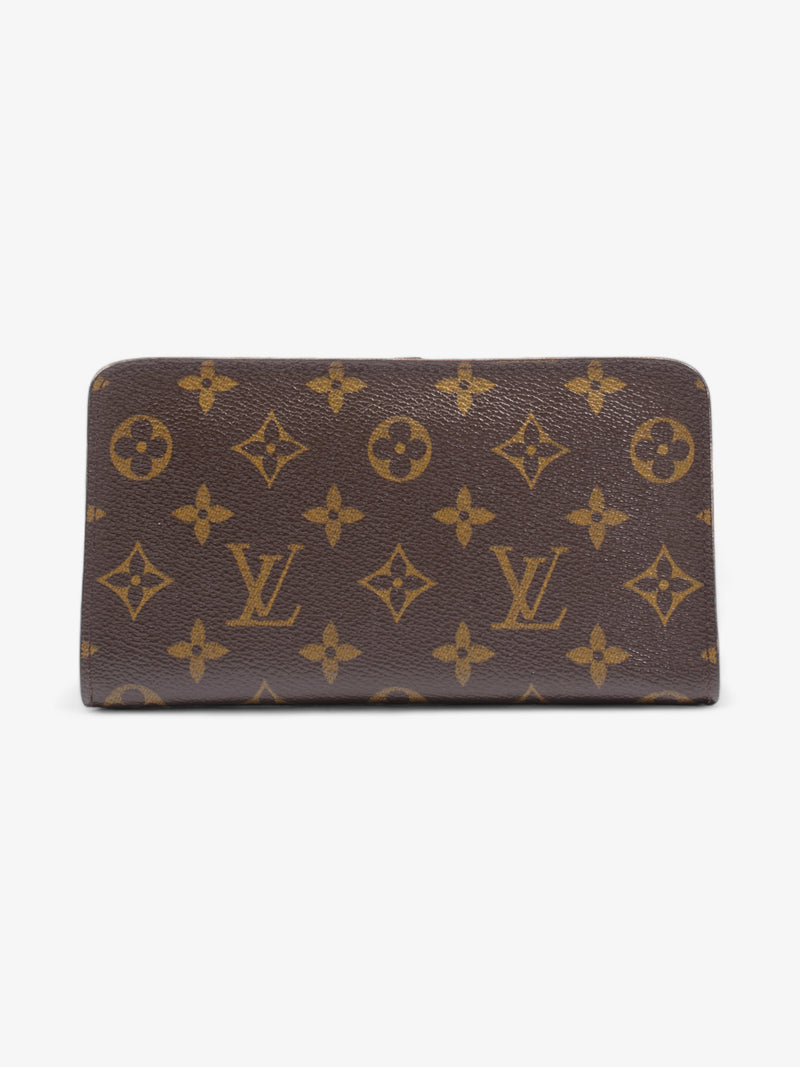  Zip Round Wallet Monogram Coated Canvas