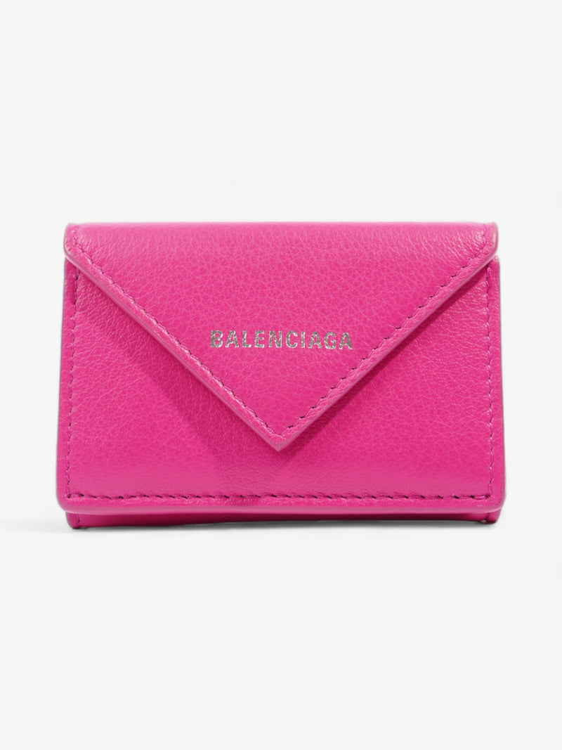  Compact Wallet Pink Leather