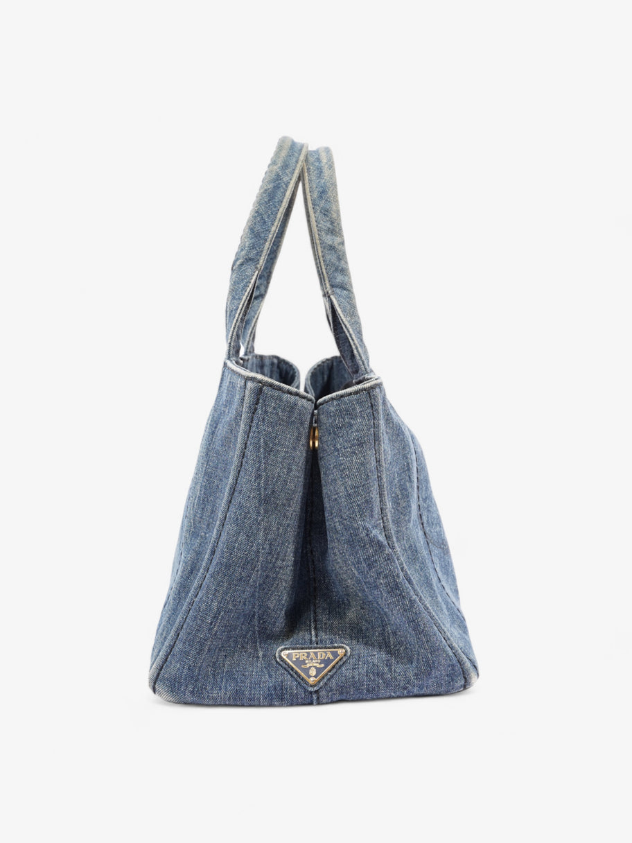 Prada Canapa Blue Denim Image 5