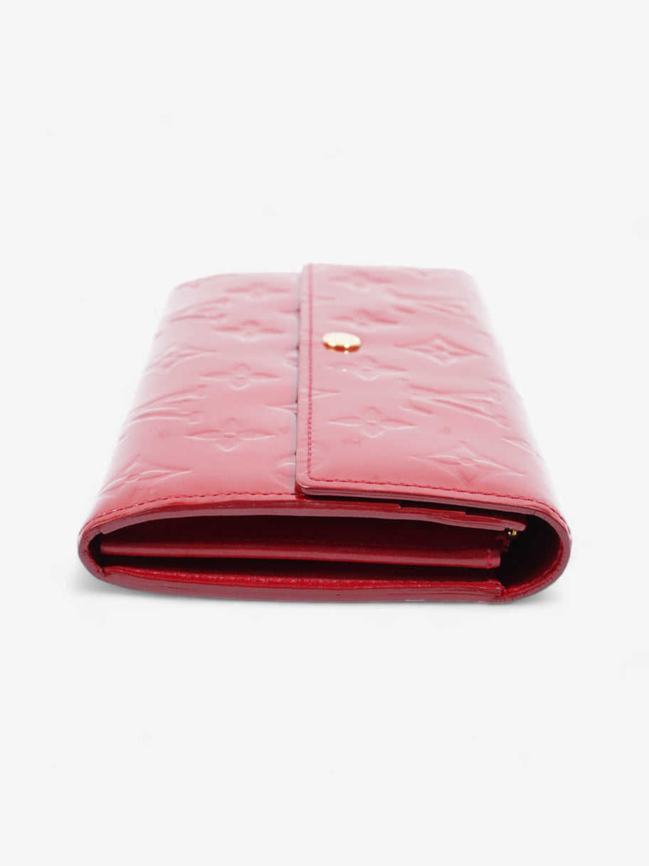 Sarah Wallet Red Vernis Leather Image 3