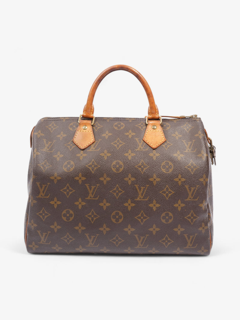  Speedy Monogram Coated Canvas 30