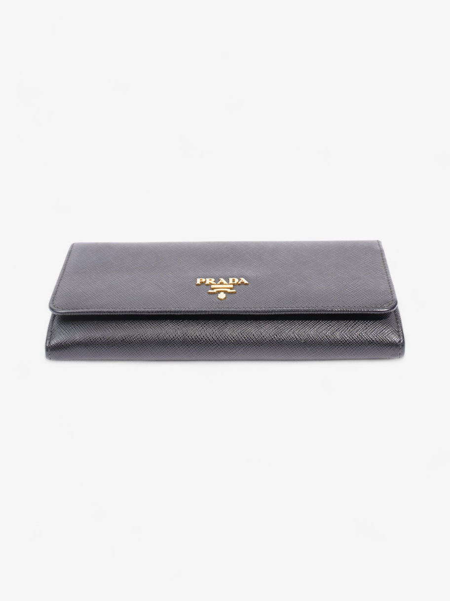 Continental Wallet Black Saffiano Leather Image 3