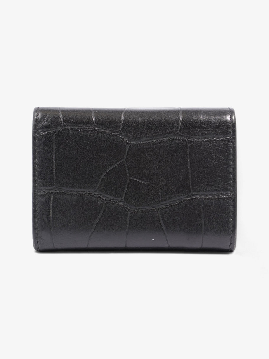 Balenciaga Logo Wallet Black Leather Image 2