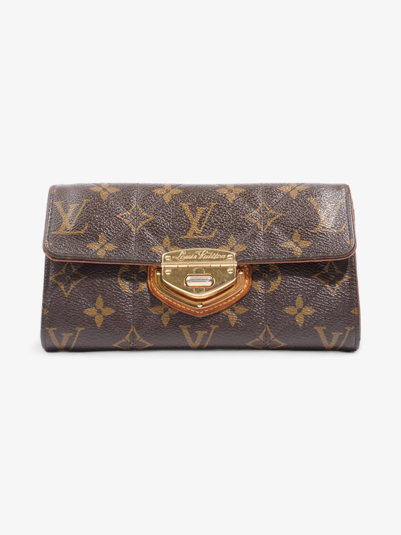  Portefeuille Sarah Long Wallet Monogram Coated Canvas