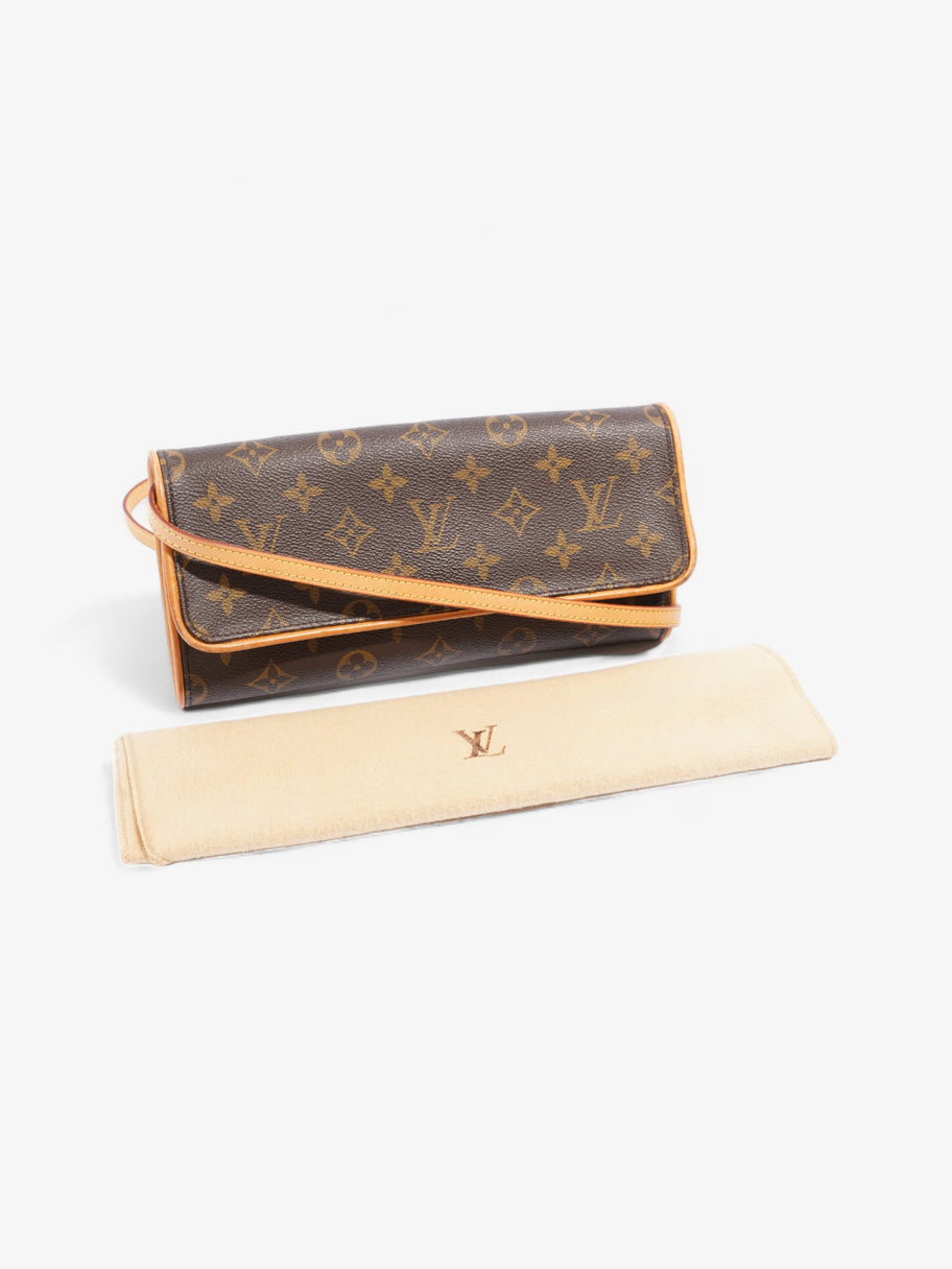 Twin Pochette Monogram Coated Canvas GM Image 9