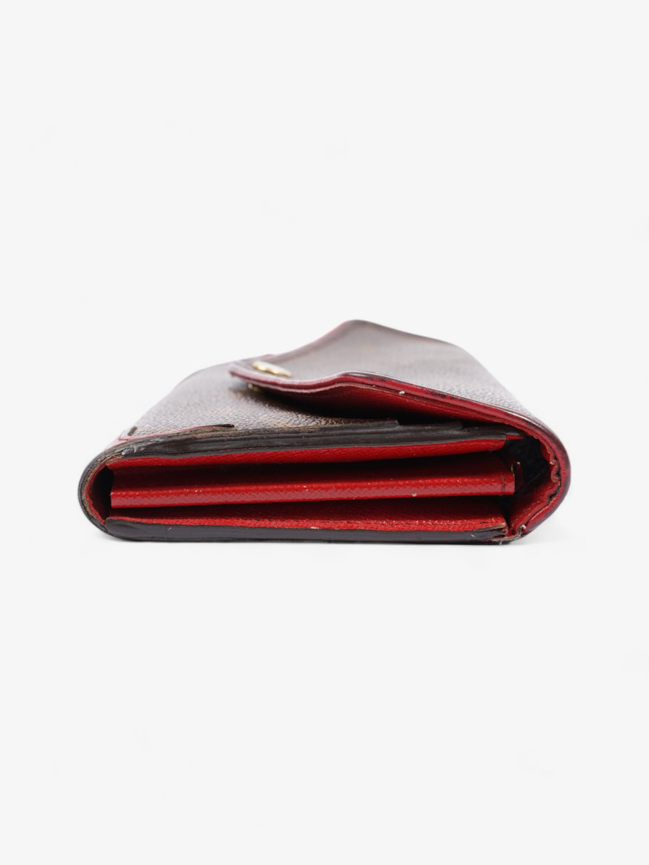 Louis Vuitton Portefeiulle Retiro French Wallet Monogram / Red Coated Canvas Image 4