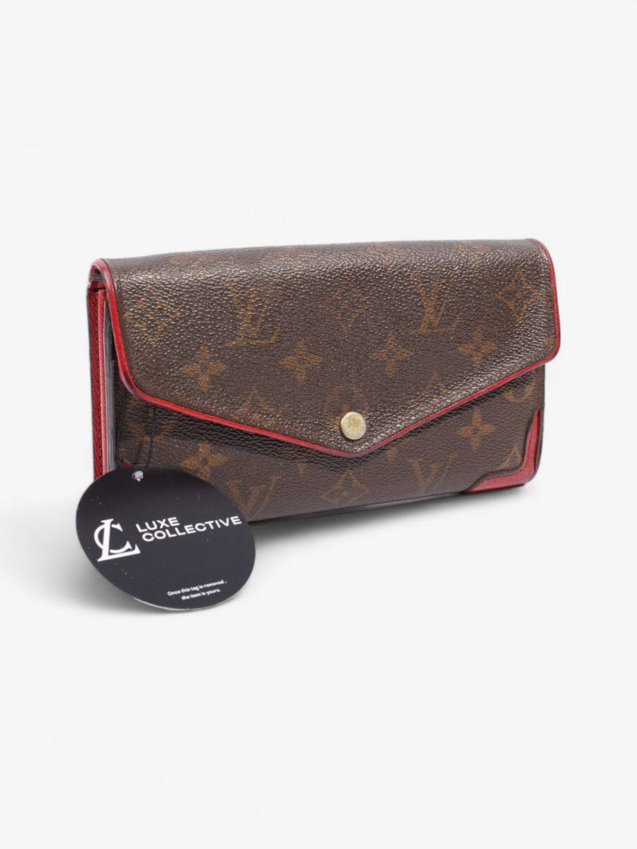 Louis Vuitton Portefeiulle Retiro French Wallet Monogram / Red Coated Canvas Image 7