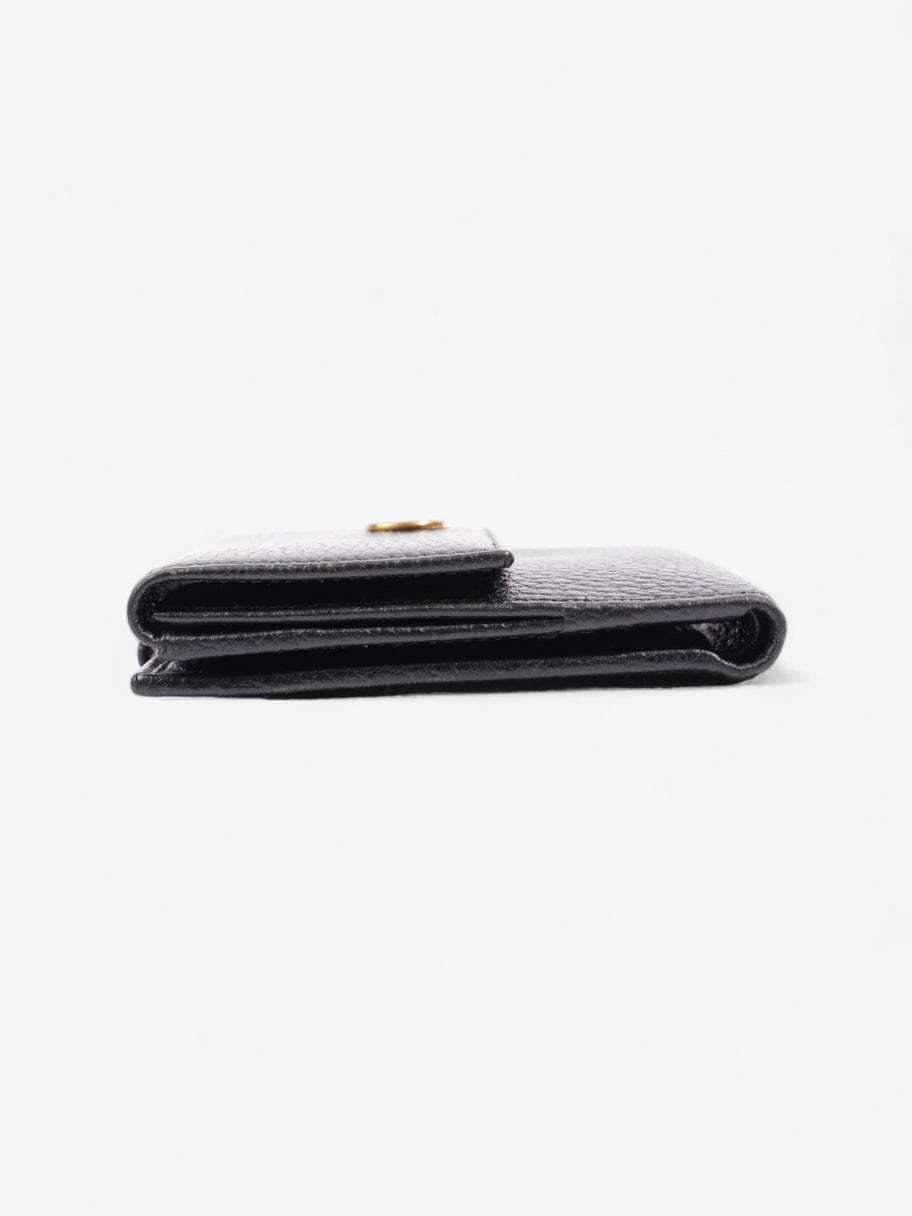 GG Marmont Compact Wallet Black Leather Image 3