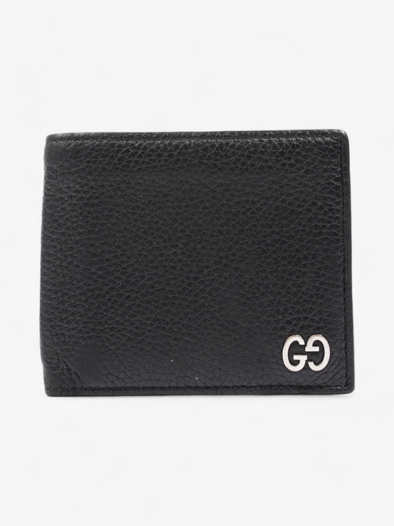  Billfold Wallet Black Leather