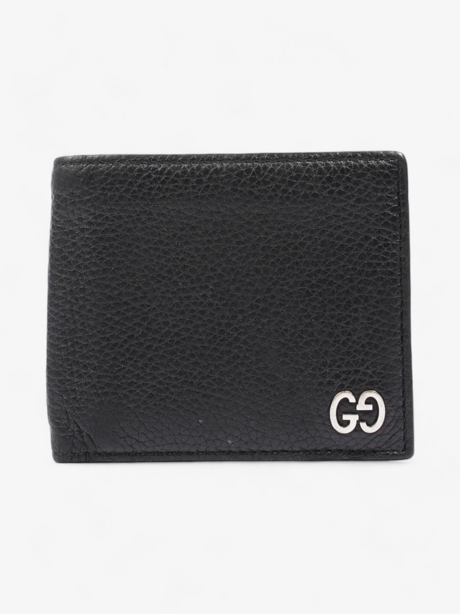 Billfold Wallet Black Leather Image 1