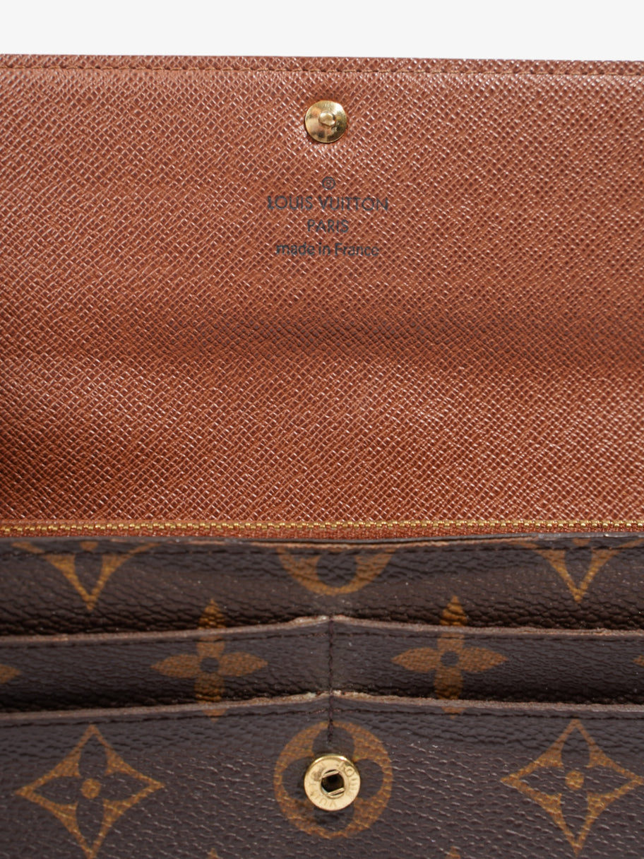 Louis Vuitton Sarah Wallet Monogram Coated Canvas Image 6