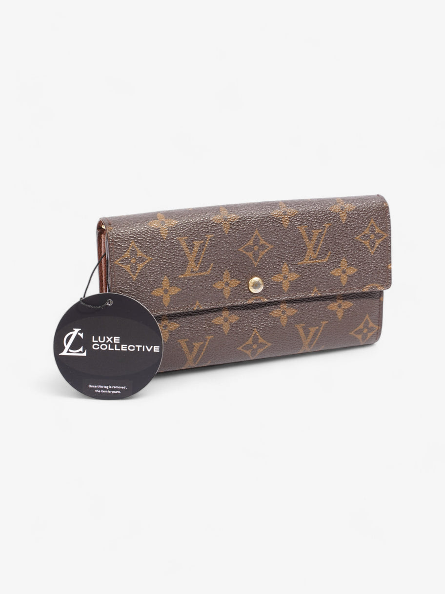 Louis Vuitton Sarah Wallet Monogram Coated Canvas Image 7