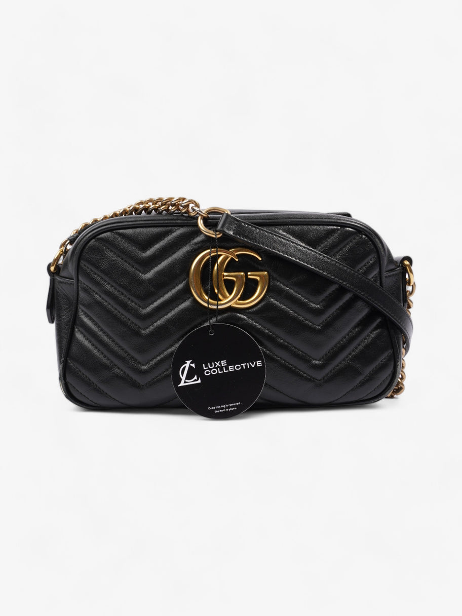 Gucci GG Marmont Black Matelasse Leather Small Image 8