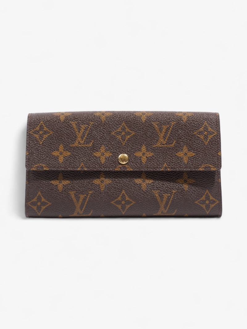  Louis Vuitton Sarah Wallet Monogram Coated Canvas