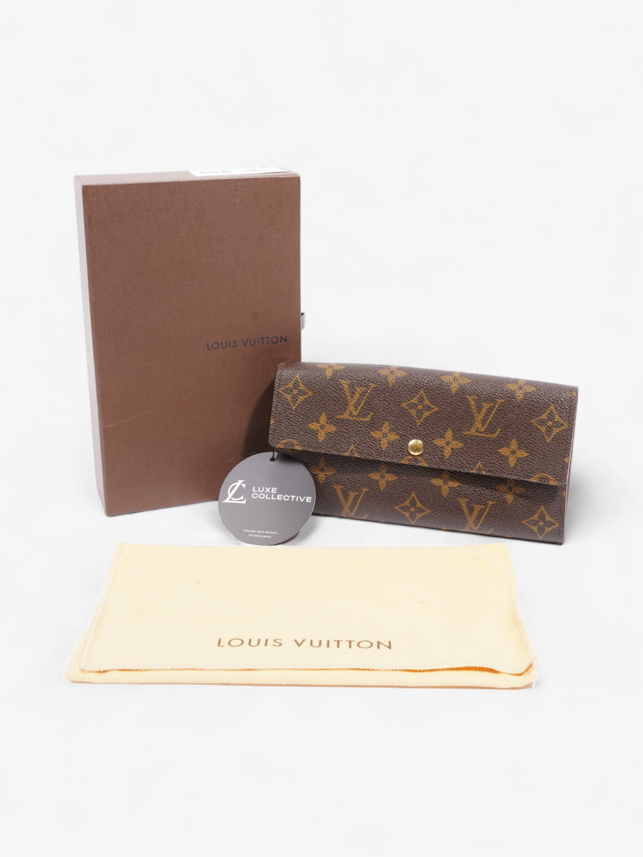 Louis Vuitton Sarah Wallet Monogram Coated Canvas Image 9