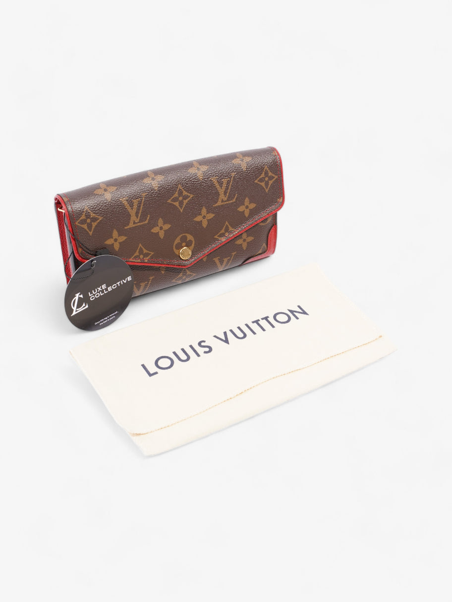 Louis Vuitton Portefeuille Sarah Retiro Monogram / Red Coated Canvas Image 7