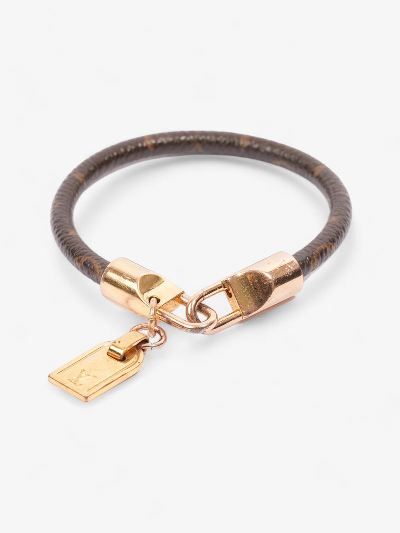  Louis Vuitton Nanogram Bracelet Monogram / Gold Coated Canvas