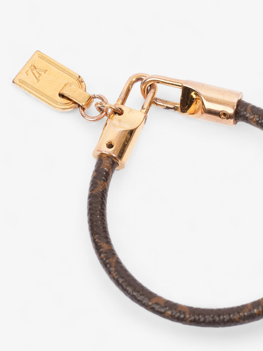 Louis Vuitton Nanogram Bracelet Monogram / Gold Coated Canvas Image 4