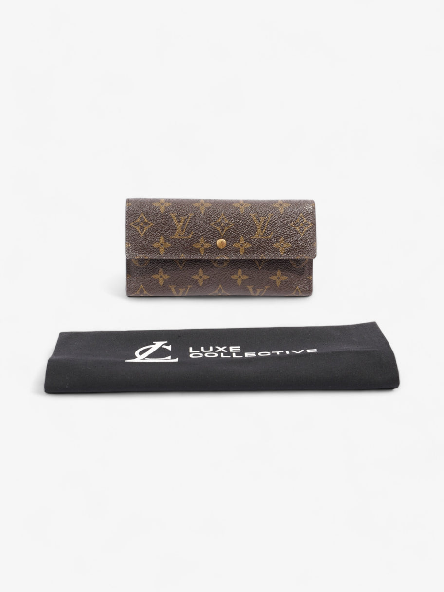 Louis Vuitton Portefeuille International Wallet Monogram Coated Canvas Image 7