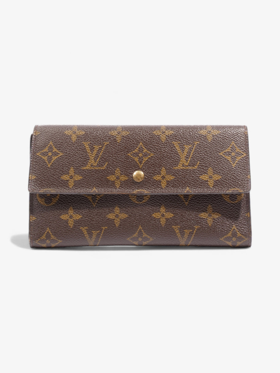 Louis Vuitton Porte Tresor International Long Wallet Monogram Coated Canvas Image 1