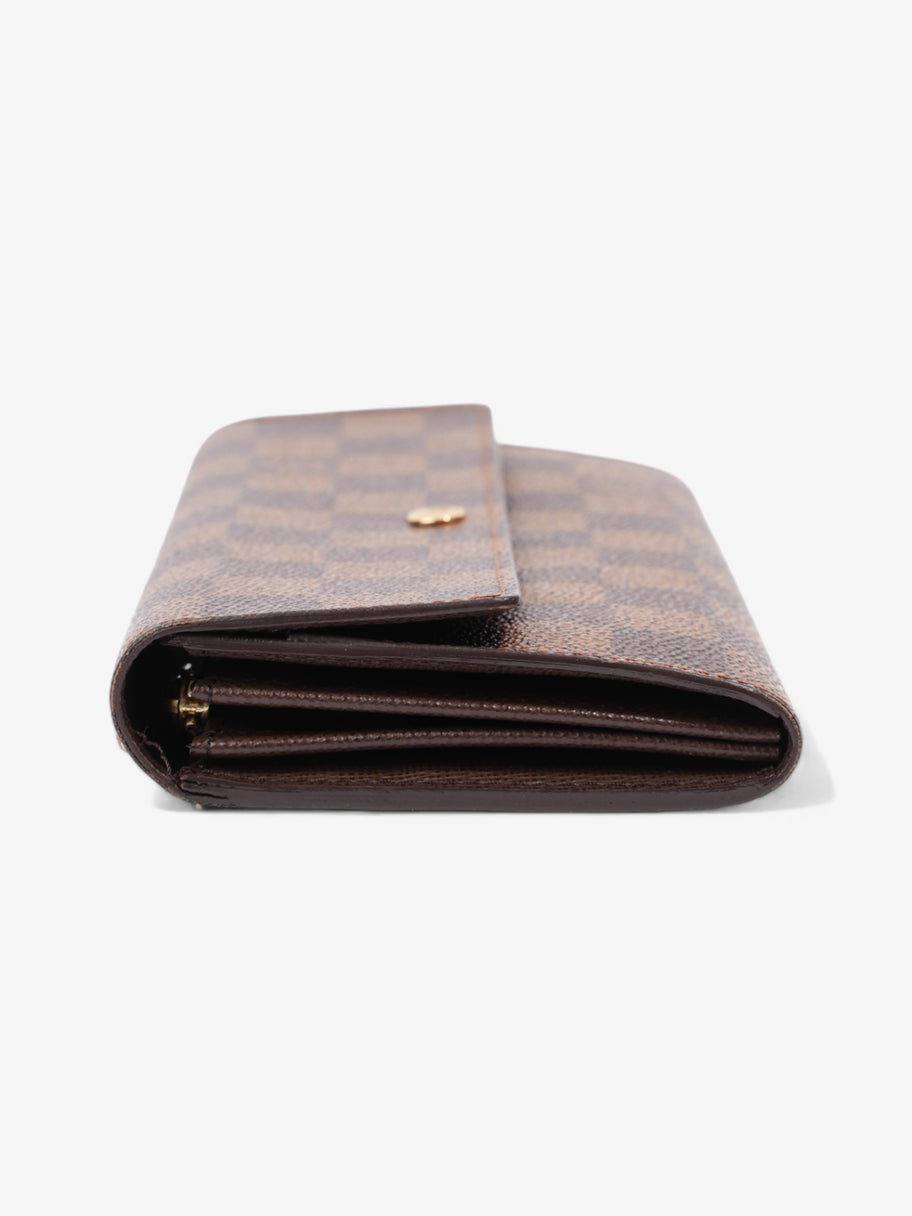 Louis Vuitton Portefeuille International Wallet Damier Ebene Coated Canvas Image 4