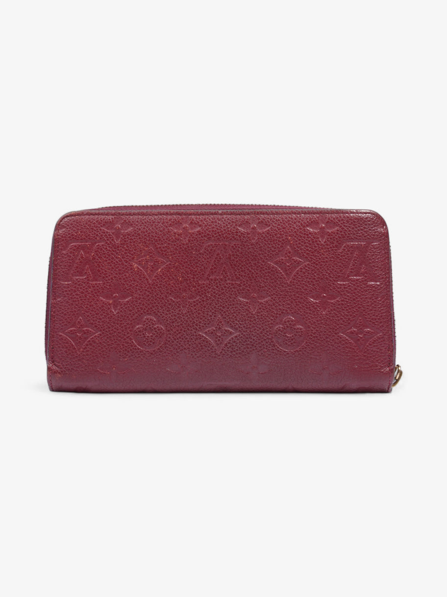 Louis Vuitton Zippy Wallet Maroon  Empreinte Leather Image 2