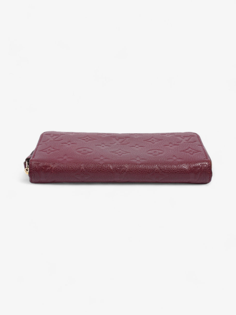 Louis Vuitton Zippy Wallet Maroon  Empreinte Leather Image 5