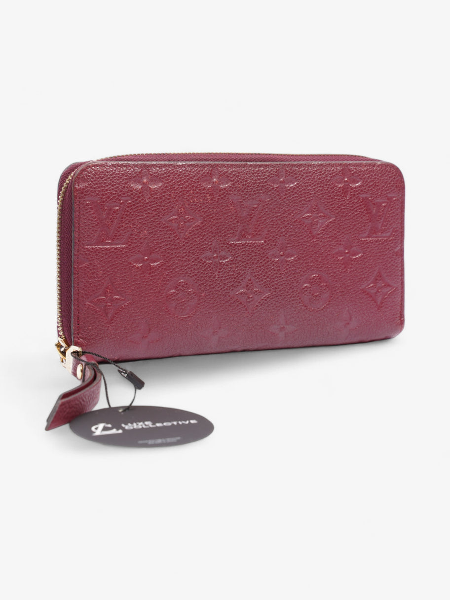 Louis Vuitton Zippy Wallet Maroon  Empreinte Leather Image 8