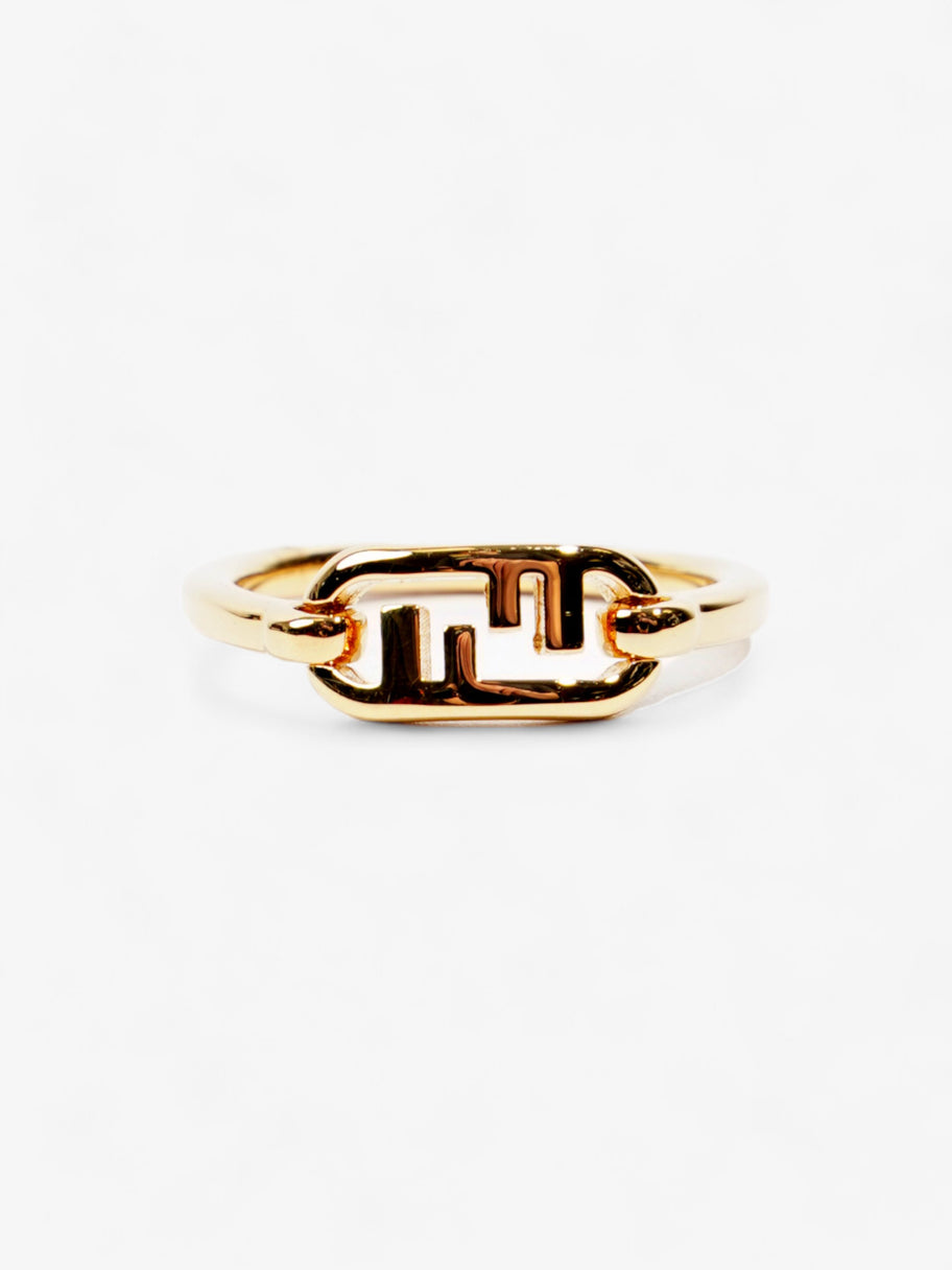 Fendi O'Lock FF Ring Gold Base Metal Medium (54mm) Image 1