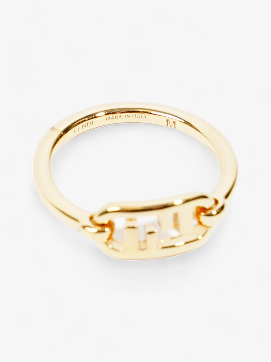 Fendi O'Lock FF Ring Gold Base Metal Medium (54mm) Image 2