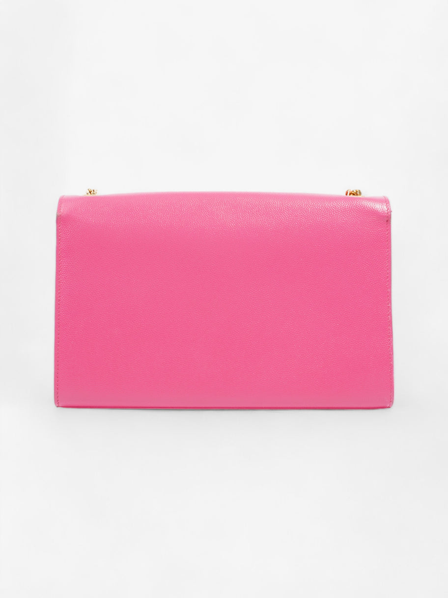 Saint Laurent Kate Neon Pink Grained Leather Image 4