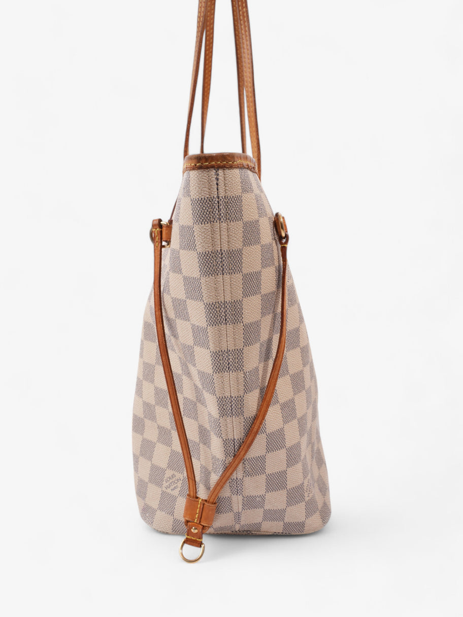 Louis Vuitton Neverfull Damier Azur Coated Canvas MM Image 3