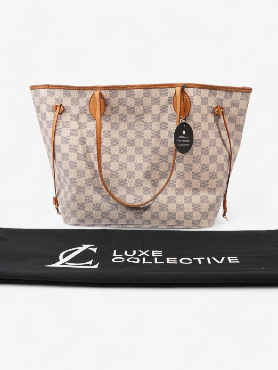 Louis Vuitton Neverfull Damier Azur Coated Canvas MM Image 10