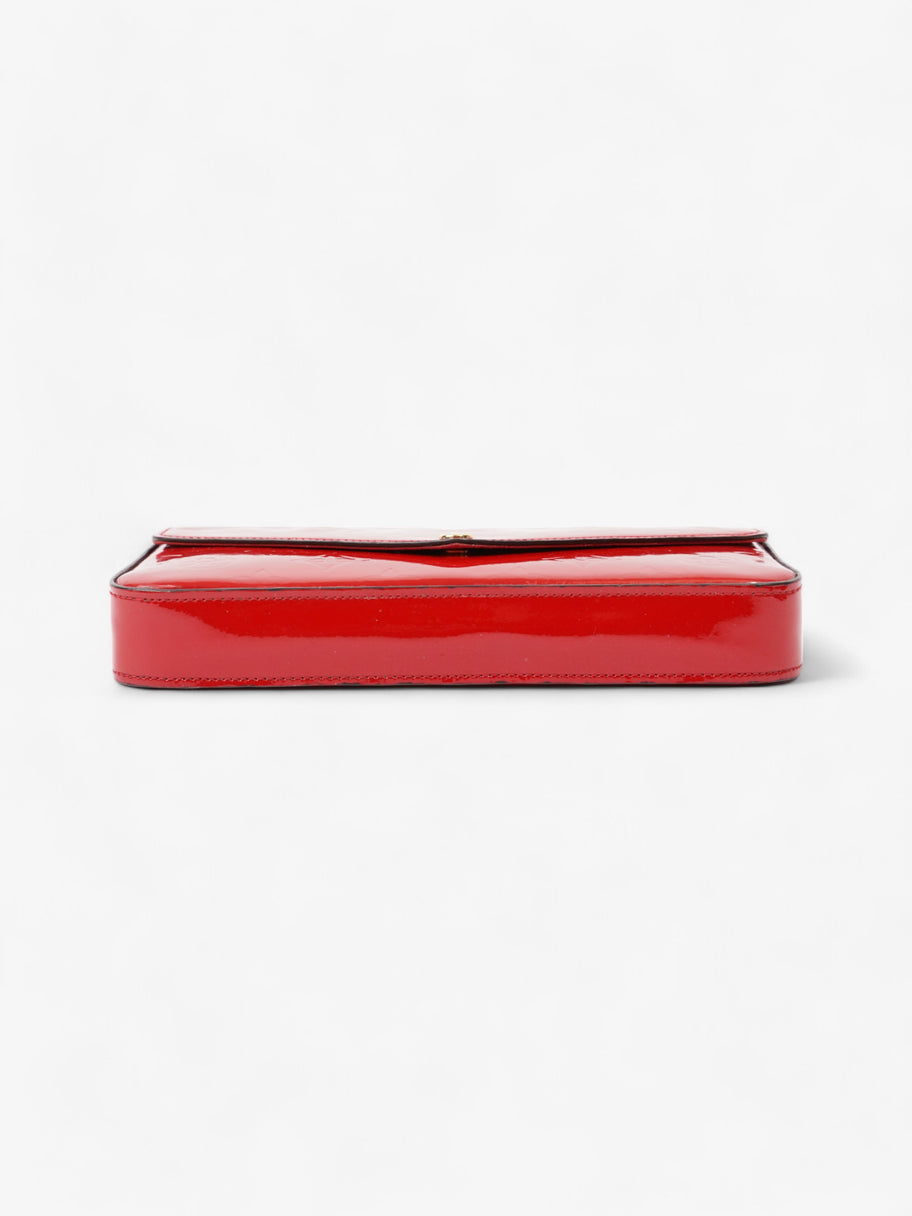 Louis Vuitton Pochette Felicie Red Vernis Leather Image 6