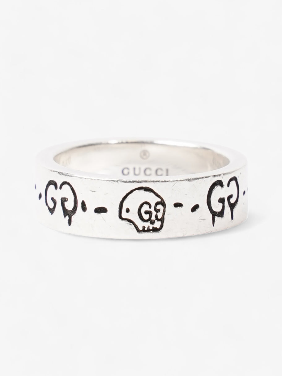 Gucci Ghost Ring Silver / Black Silver Sterling 11 Image 5